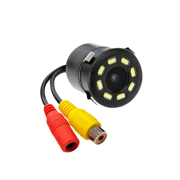 Cámara de Retroceso Universal Aderco Redonda 8led